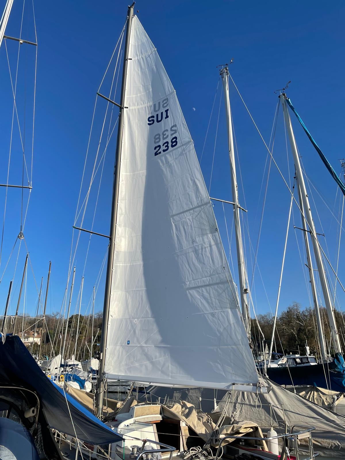 Radial mainsail
